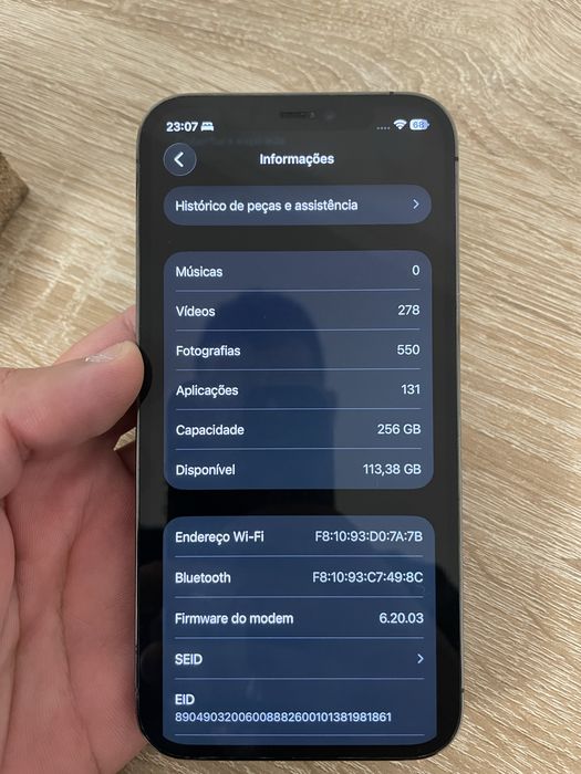 Iphone 12 pro 256gb ler descricao