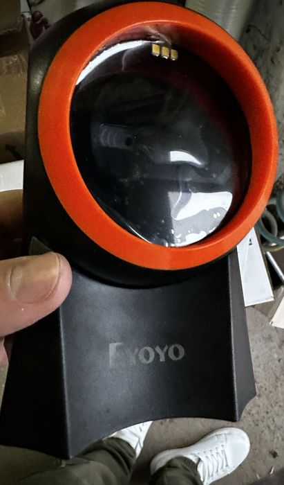 Сканер штрих-кодів Eyoyo Hands-Free 1D 2D, QR-зчитувач штрих-кодів