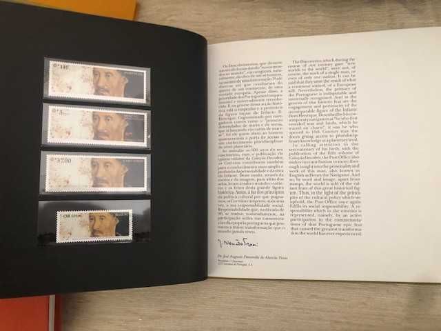 Livro de coleção dos CTT, "Henrique o Navegador"