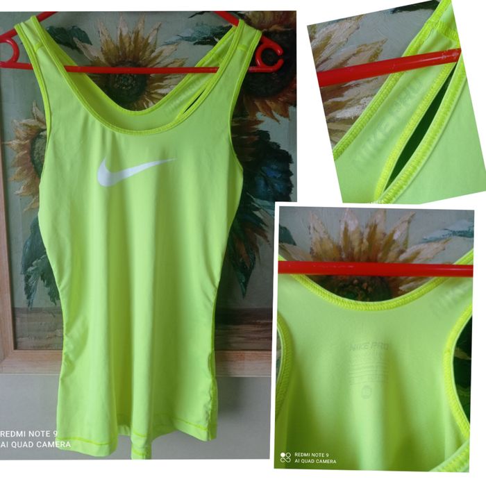 Nike pro bokserka neonowa idealna  do biegania, na siłownię rozmiar XS