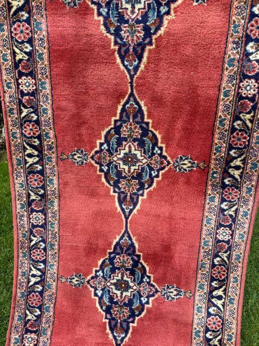 Dywan Chodnik Perski Wełniany Kaszmirowy Iran Keshan 285x84 gal. 7 tyś