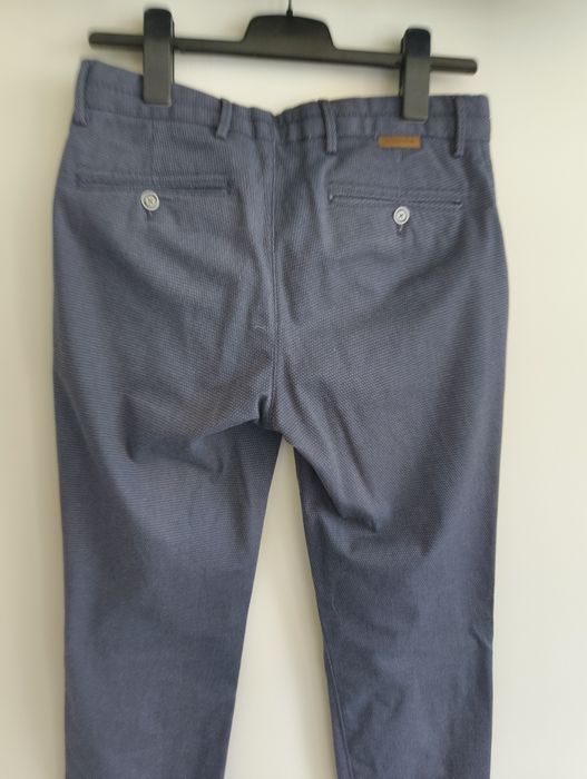 Calça Chino azul Massimo Dutti