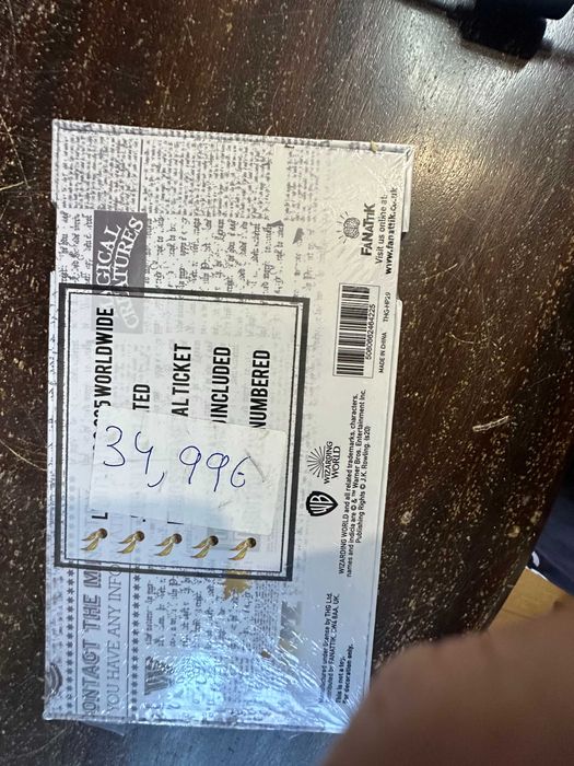 Harry Potter Quidditch Worldcup SilverTicket Limited to 9995