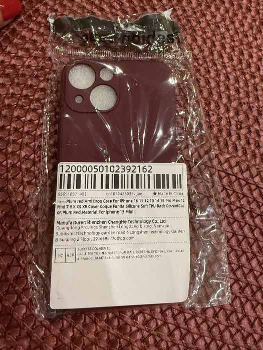 Чехол силиконовый на Iphone 13 Mini,