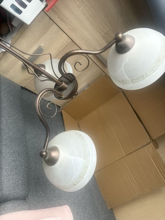 Żyrandol klasyczny Vintage z żarowkami