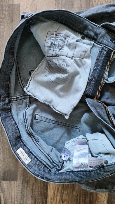 klasyczne, szare spodnie Levi's 511  36/32