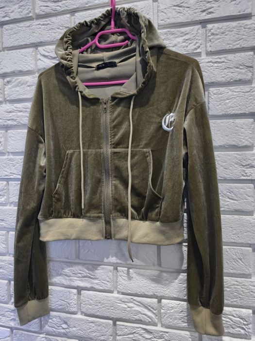 Bluza welur S damska lub 158 dla dziewczynki