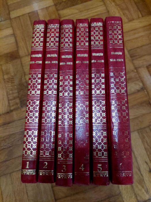 6 Livros coleção meia-noite 1976