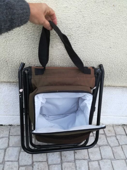 Banco cadeira Adventure campismo pesca praia com geleira