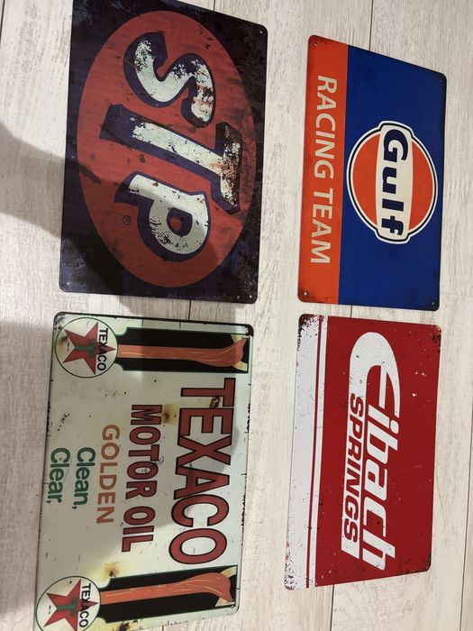 Placas metalicas automobilia