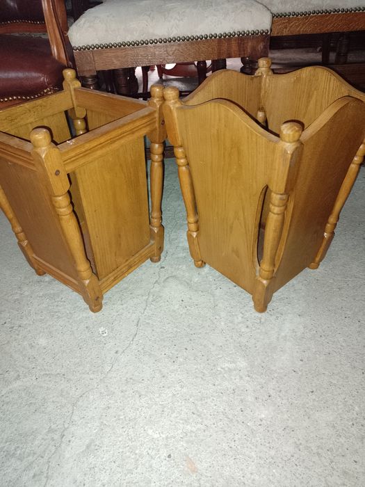 Osłonki dębowe na kwiatki