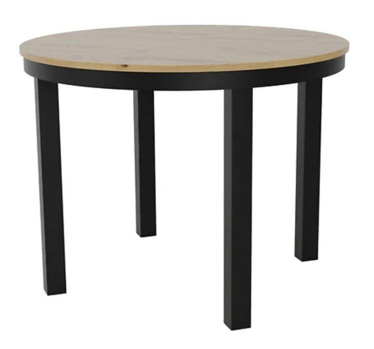 Designerski stół loft rozkładany nowy, gwarancja Black Red White