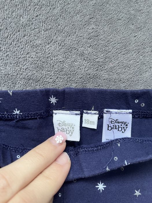 2 pary legginsów niemowlęcych Carrefour r.18 m