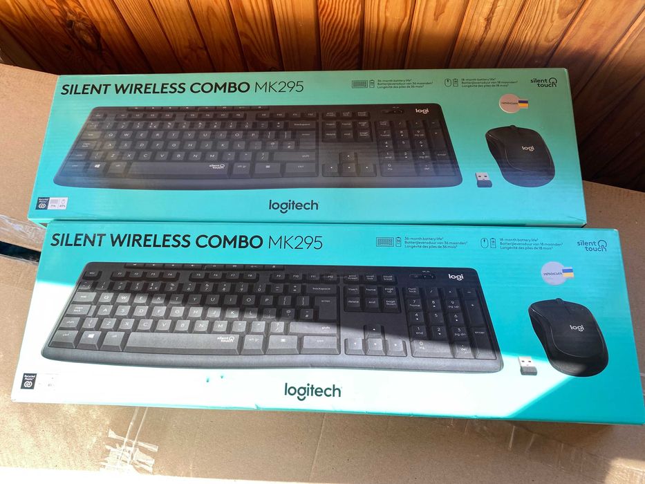 Комплект безпровідна, безшумна блютуз клавіатура миша Logitech MK295