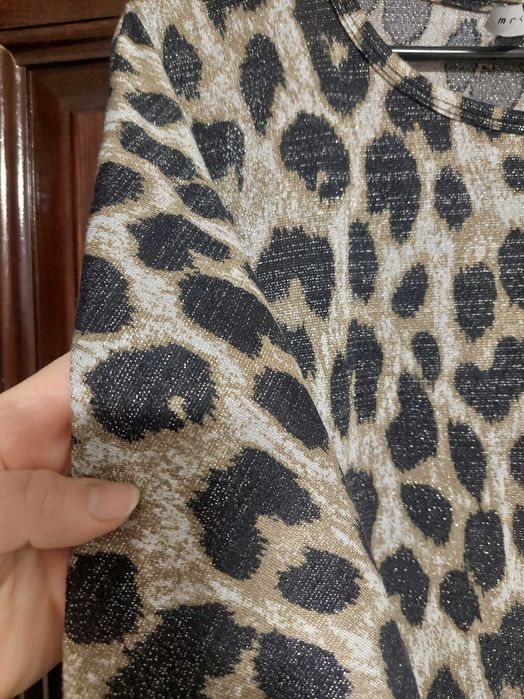 Bluzka panterka nietoperz 2xl 3xl tunika