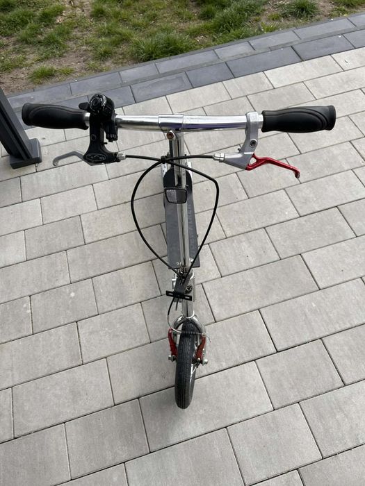 Hulajnoga,  pompowane kola