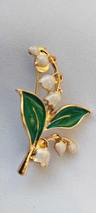 Broszka czterolistna koniczynka