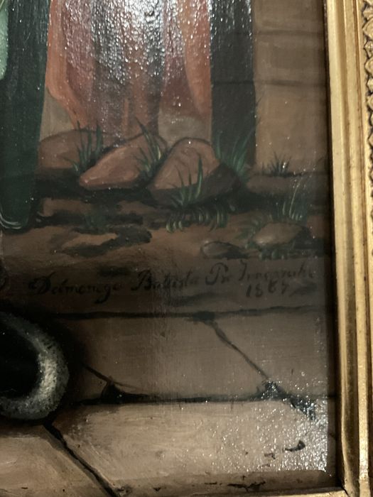 Pintura oleo arte sacra