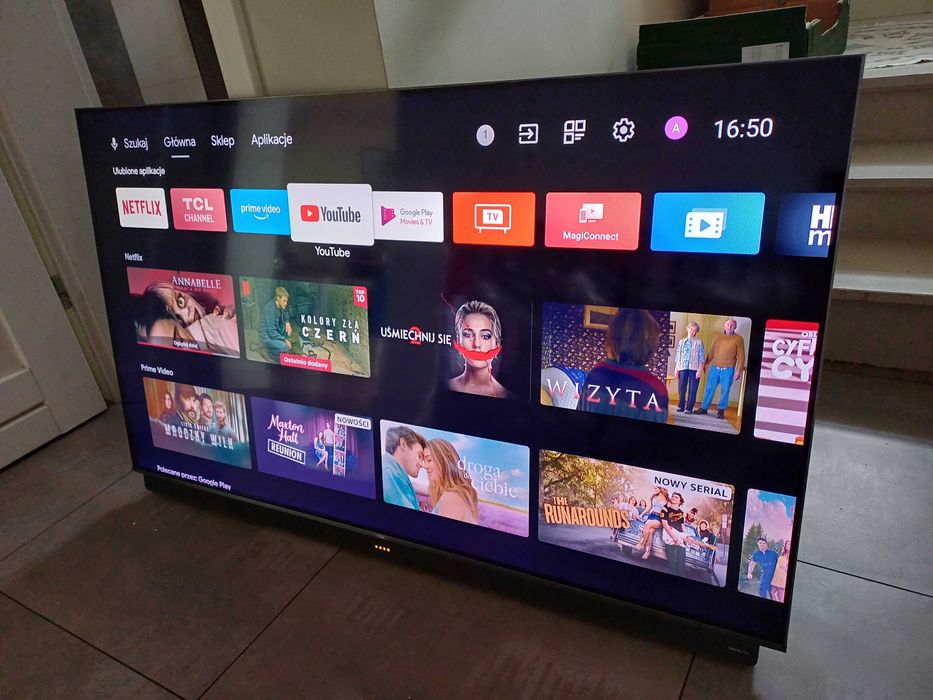 Tcl 55C815 Uszkodzone podświetlenie Wysyłka