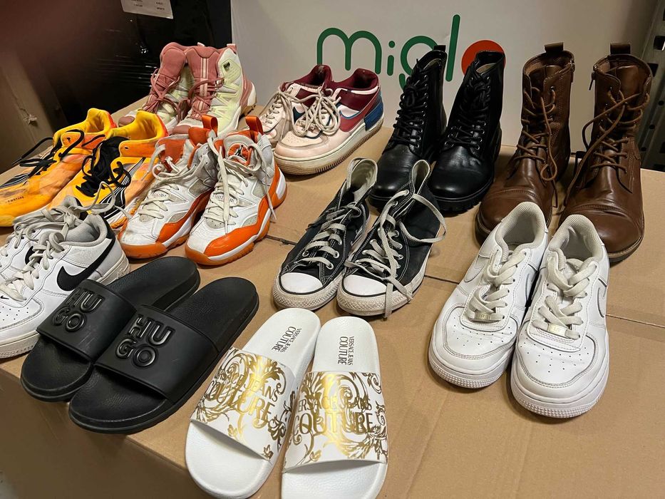 Palety Boxy Zwroty z Markowym Obuwiem Nowe/Powystawowe/Używane