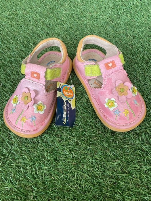 Sandalias Beppi menina tamanho 25 pele natural