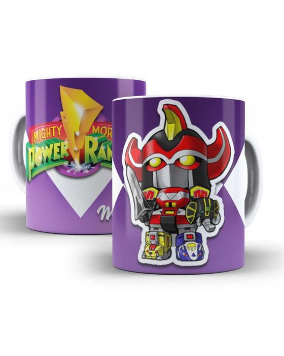 Caneca Power Rangers - Coleção Nostalgia