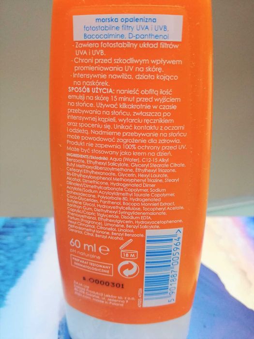 Krem SPF 25 / Ziaja SUN / nowy krem / do twarzy