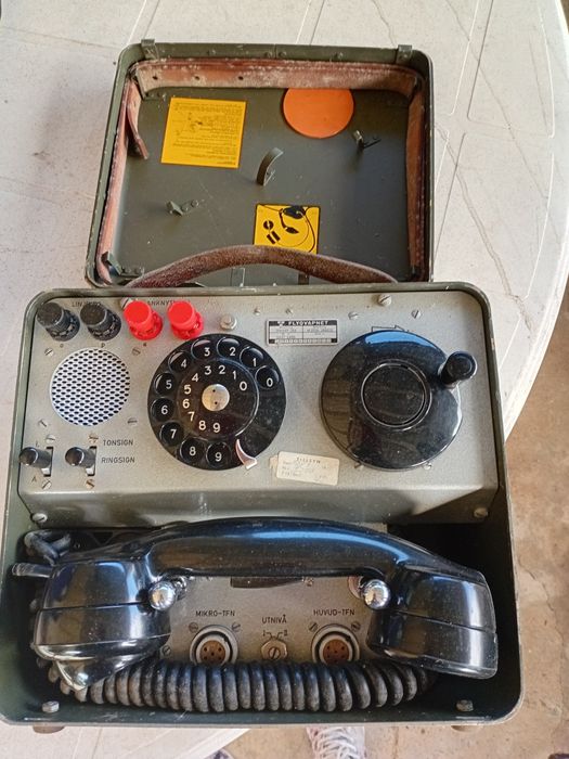 Telefone militar de campo, so para decoração