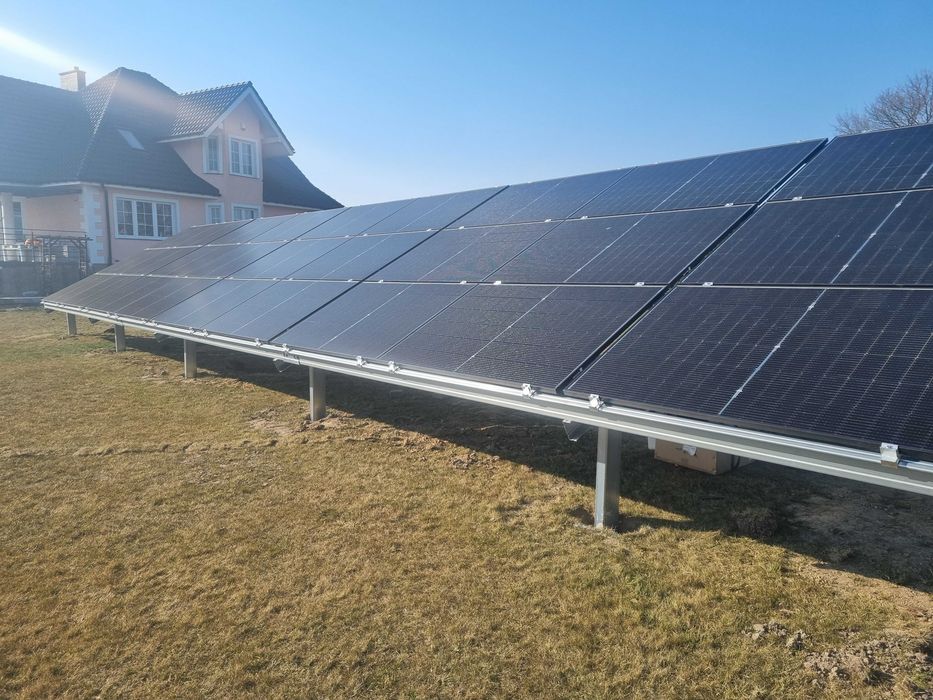 Instalacja fotowoltaiczna Das Solar 615W bifacial inwerter Deye 12kW
