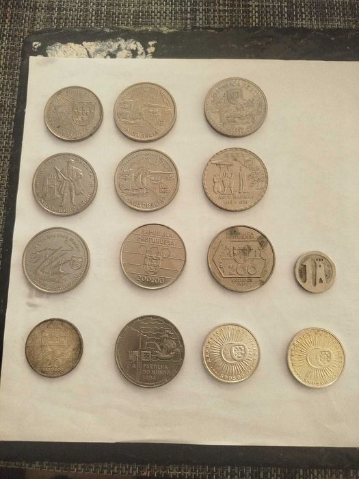 Lote de moedas de datas comemorativas