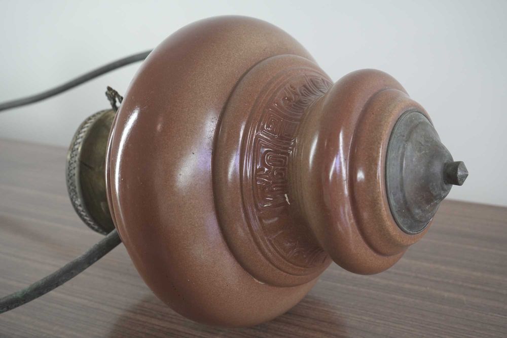 Candeeiro de teto antigo a Petróleo (Adaptado a Electrico)