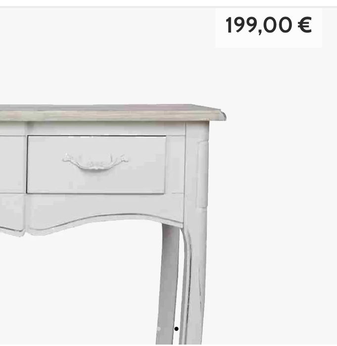 Consola branca gato preto