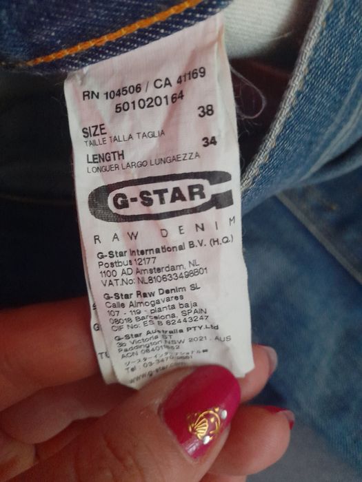 Sprzedam męskie jeansy G Star RAW Denim