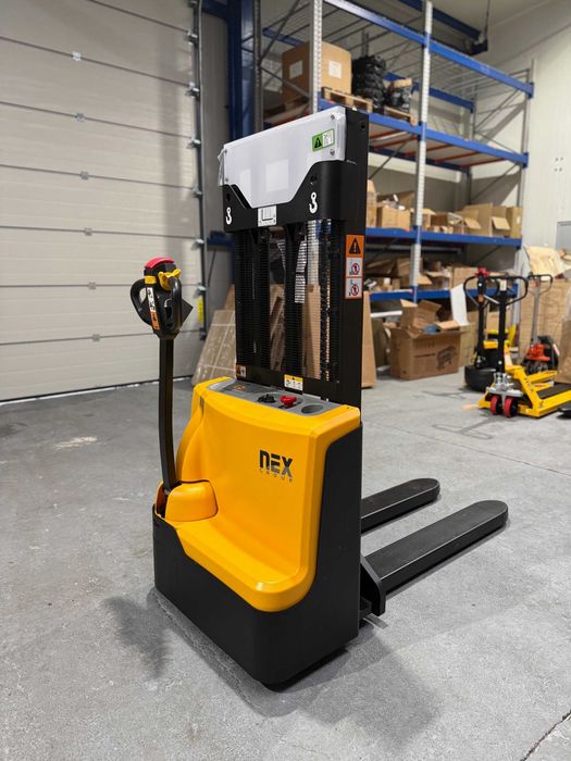 Nowy Elektryczny Wózek Masztowy NEX WS15H-2500 Udźwig 1500kg Wys. 2.5m STACKER