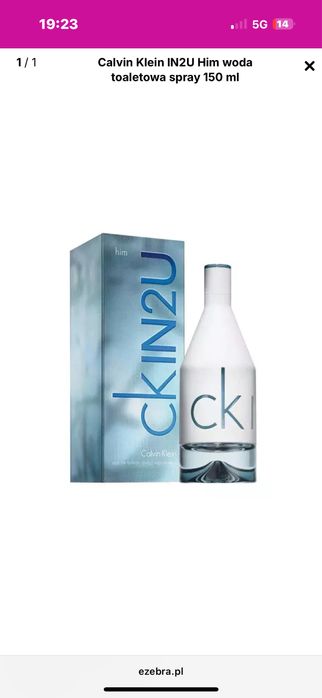 Calvin Klein IN2U Him woda toaletowa spray 150 ml Sulbiny •