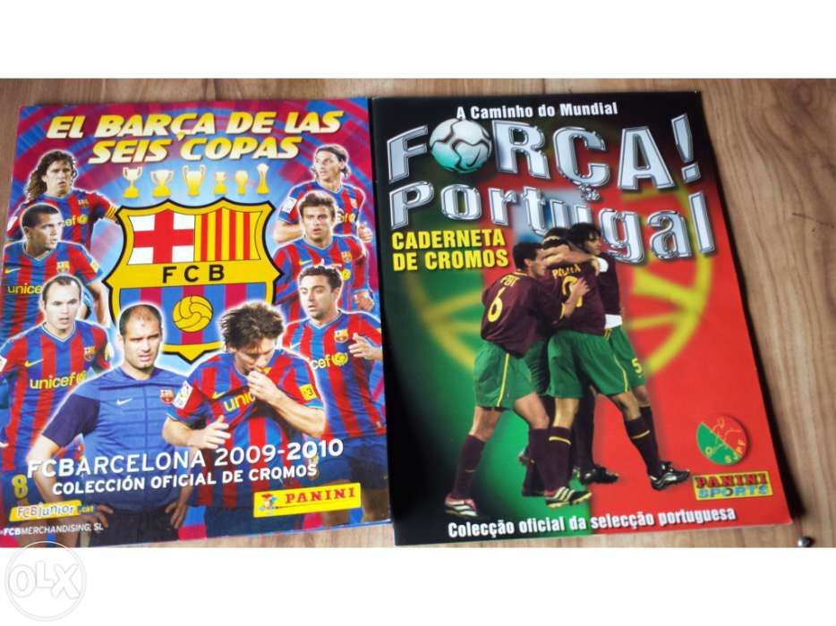 Cadernetas cromos
