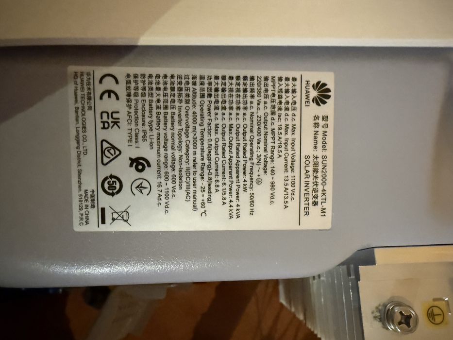 Inversor Huawei 4k trifasico