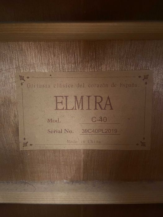 Gitara Elmira C-40 dla leworęcznych