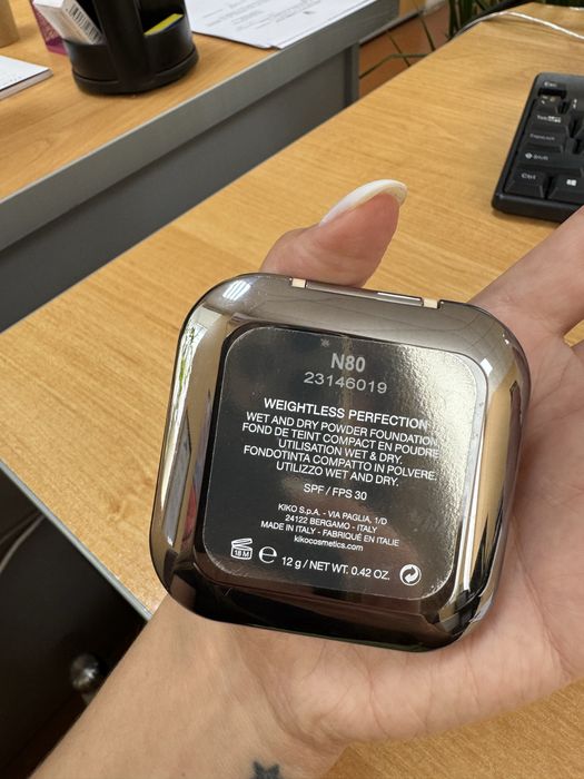 Пудра kiko n80 компактна пудра