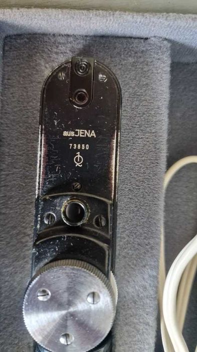 Zestaw okulistyczny Zeiss Jena = oftalmoskop + lampa szczelinowa