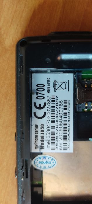 Telefon My Phone model 1050 USZKODZONY na części.