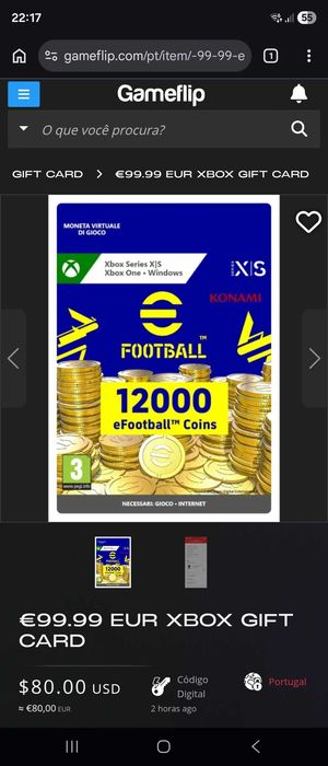 12.000 Efotball coins (XBOX)