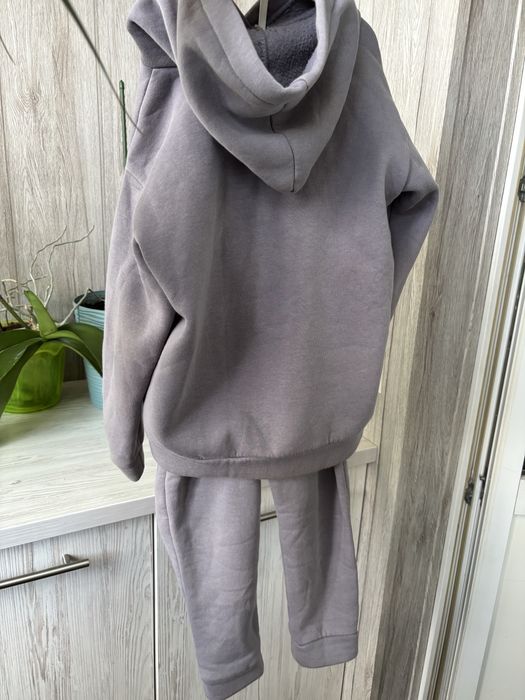 Костюм дитячий , фліс, сірий 128 см