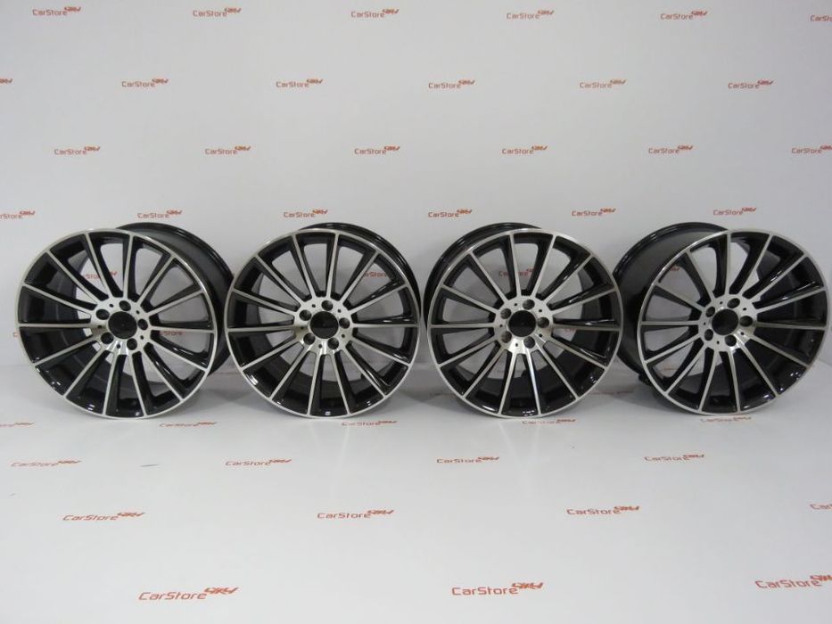 Jantes Look Mercedes Turbine 20 '' 5x112  8.5 et 35 + 9.5 et 35 Pretas