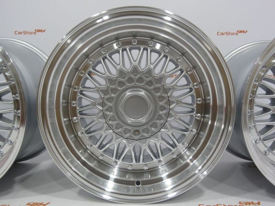Jantes Look BBS RS 16 x 8 et 25 + 9 et 20 4x100/108 Silver