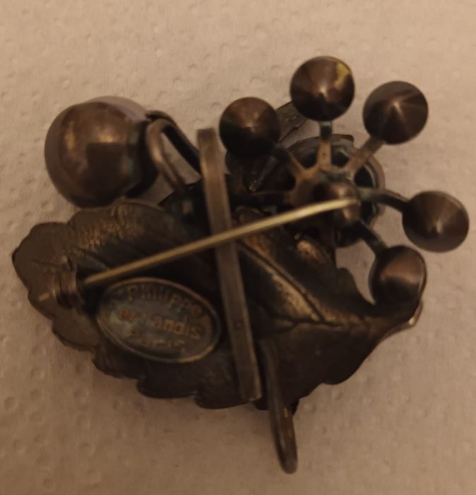 Broche Philippe Ferrandis Paris Original Assinado