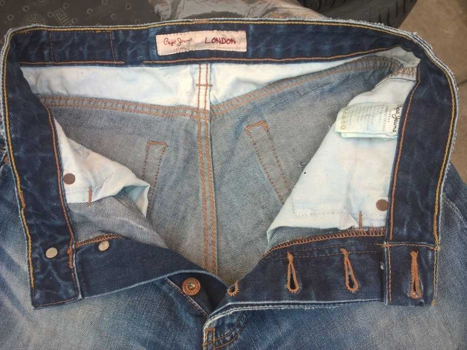 Jak NOWE Spodnie men długie wycierane PePe Jeans London 29/32"Oryginał