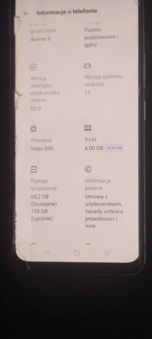 Używane realme c 8 opis