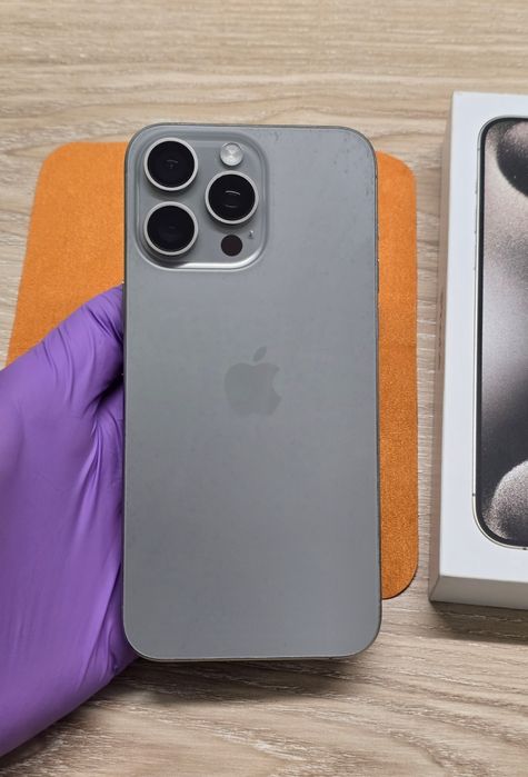 iPhone 15 Pro Max 256 100%BH Natural Titanium