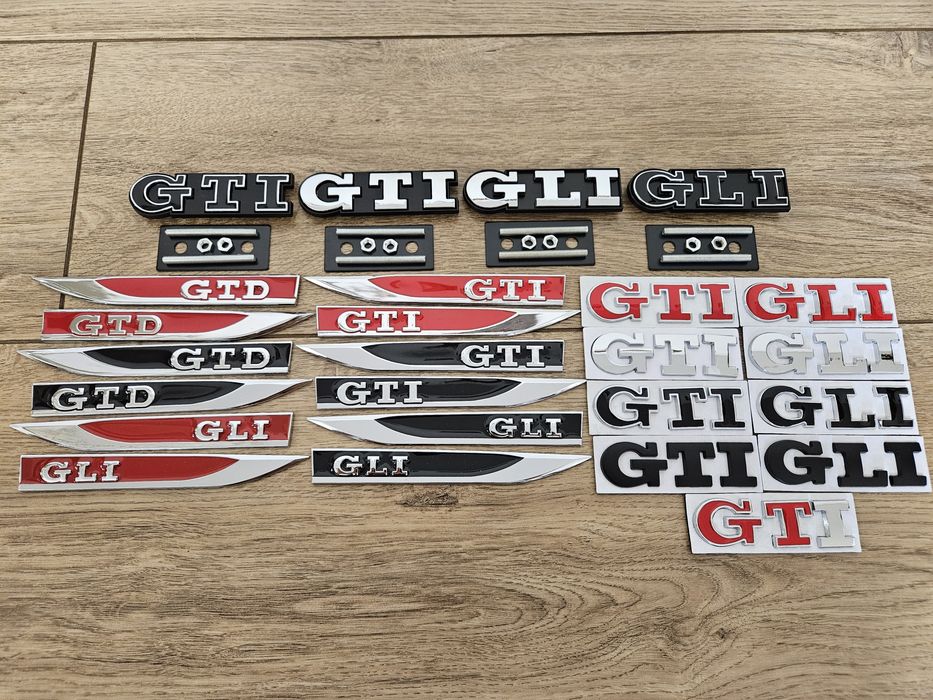 Емблема шильдик значок VW GTI GLI Golf Jetta
